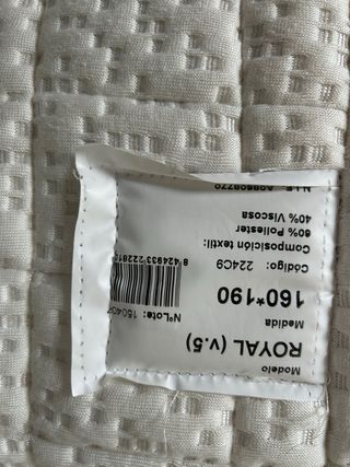 Colchón y somier 160x190