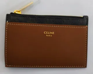 Celine PORTA CARTE CON ZIP IN CANVAS TRIOMPHE