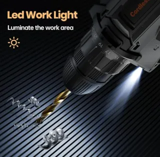 Taladro Atornillador Batería 20V