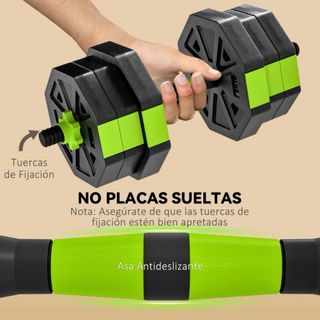 Mancuernas Ajustables 20kg 6 en 1