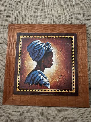 Cuadro Mujer Africana con Turbante