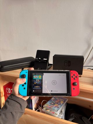 Nintendo Switch Azul con Accesorios