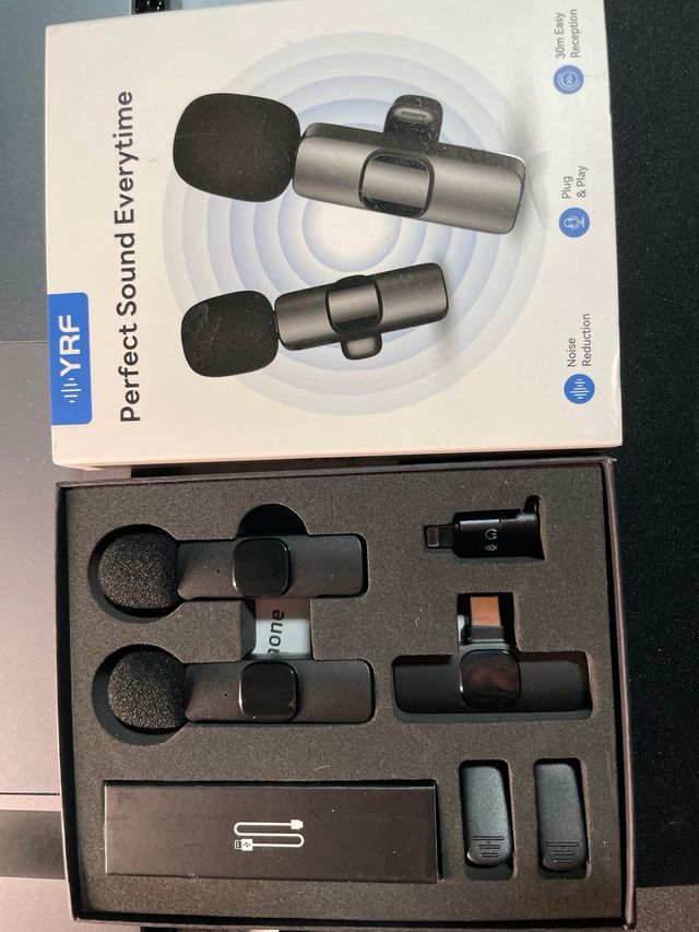 Microfono Lavalier Wireless Bluetooth per iPhone