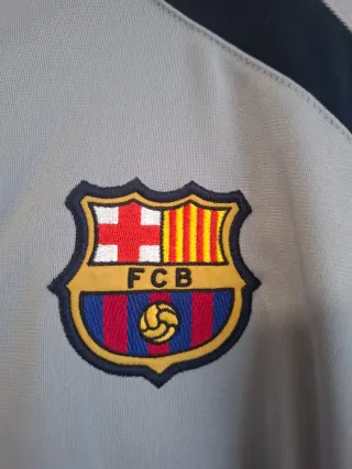 Chaqueta deportiva Nike FC Barcelona gris