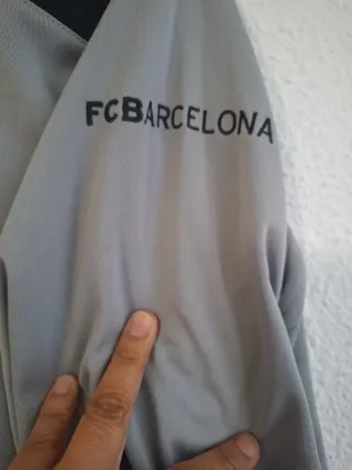 Chaqueta deportiva Nike FC Barcelona gris