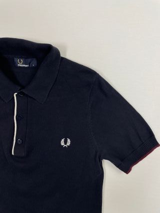 Polo Fred Perry Vintage Azul Marino