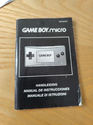 Manuales Game Boy Micro Nintendo