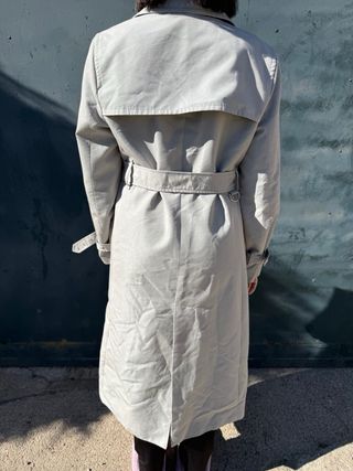 Gabardina Mango Beige Talla XS