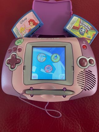 Consola Leapster + 2 juegos LeapFrog