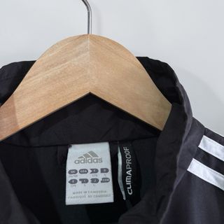 Cortavientos Adidas Negro Media Cremallera