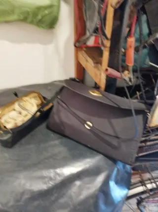 Borsa Duetto nera e multicolor