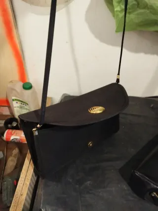 Borsa Duetto nera e multicolor