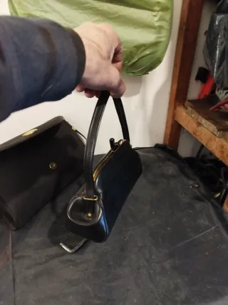 Borsa Duetto nera e multicolor