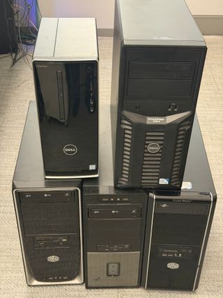 PC Dell, Cooler Master, LG - 5 Tower