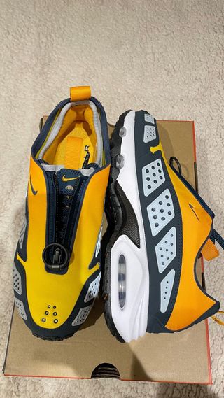 Zapatillas Nike Air Zip Amarillo y Azul