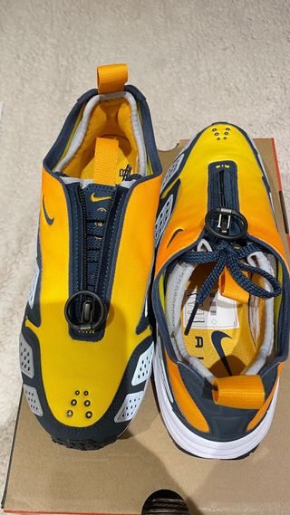 Zapatillas Nike Air Zip Amarillo y Azul