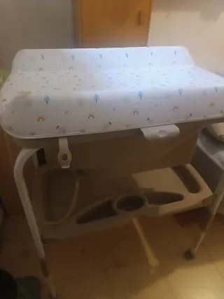 Cambiador+bañera bebé