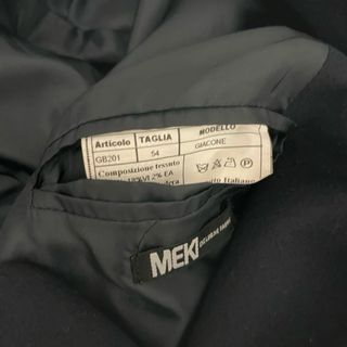 Giaccone doppiopetto MEKI blu notte tg 54