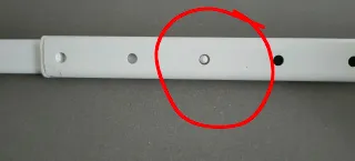 Porta asciugamani IKEA TISKEN con ventose.