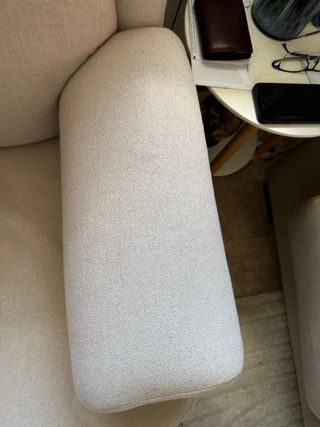 Sillón de relax salón beige tela