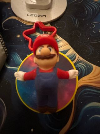 Portachiavi Mario Bros con Stella Rossa