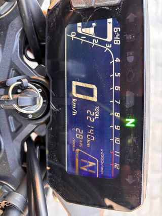 CB125 R 2024 - 23.000km por cambio de cilindrada