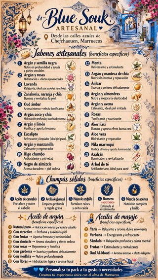 Aceites Argan Perfumados Blue Souk