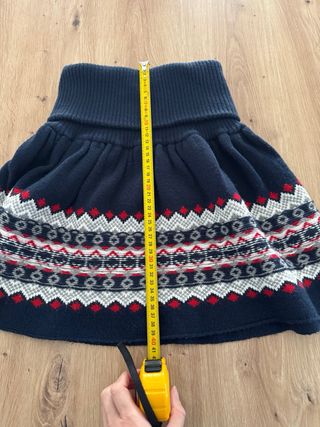 Falda punto Stradivarius Talla S