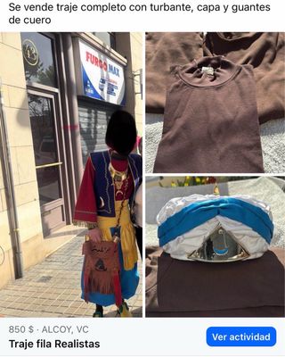 Traje Realista Talla S