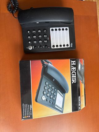 Teléfono HÆGER Office HG 1020 Negro