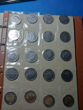 Album Monete Repubblica Italiana + 75 Monete