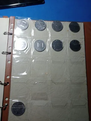 Album Monete Repubblica Italiana + 75 Monete