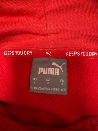 Sudadera Puma Roja Talla S
