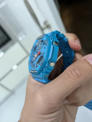 Reloj G-Shock Azul ga 2100 versión manga limitada