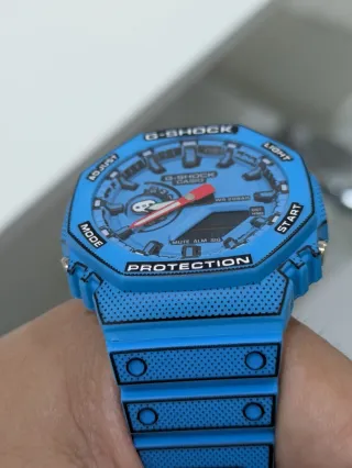 Reloj G-Shock Azul ga 2100 versión manga limitada