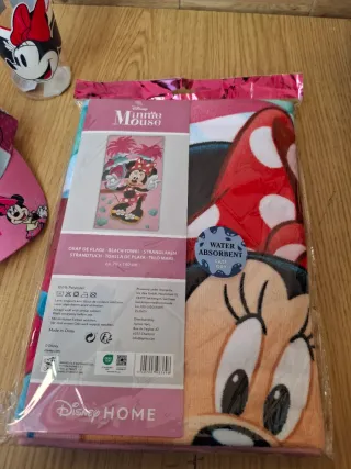 Set bimba Disney Minnie: cappellino e asciugamano
