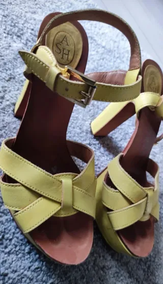 Sandali original ASH donna misura 36 colore giallo