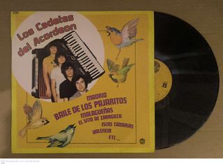 LOS CADETES DEL ACORDEON - LP 1981 * Regalo Single