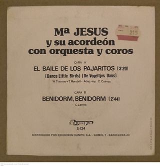 LOS CADETES DEL ACORDEON - LP 1981 * Regalo Single