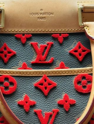 Bolso Louis Vuitton Marrón y Rojo