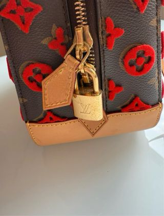 Bolso Louis Vuitton Marrón y Rojo
