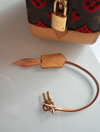 Bolso Louis Vuitton Marrón y Rojo