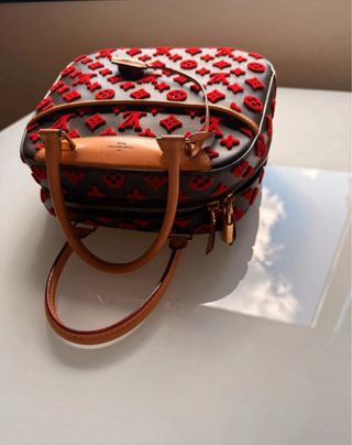 Bolso Louis Vuitton Marrón y Rojo