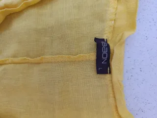 Vestido Baon Amarillo Talla M