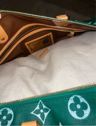 Bolso Louis Vuitton Verde y Beige