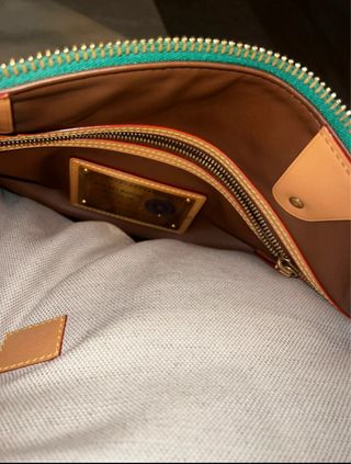 Bolso Louis Vuitton Verde y Beige