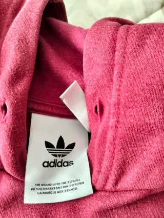 Sudadera Adidas granate Logo Trefoil