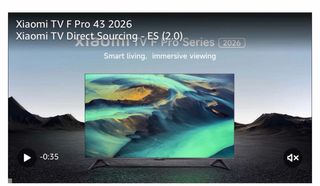 Xiaomi TV F Pro 43 4K QLED