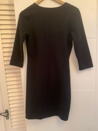 Vestido Desigual Talla L Negro Multicolor