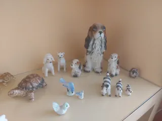 Lote figuras porcelana animales